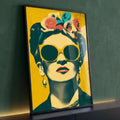 Quadro Decorativo Frida Kahlo em Cores Vibrantes