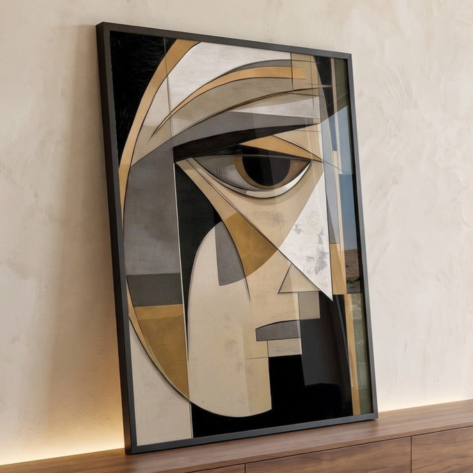 Quadro Decorativo Minimalista Olhar Enigmático