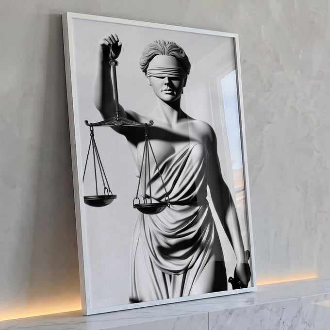 Quadro Decorativo A Justiça em Grande Estilo