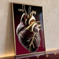 Quadro Decorativo Elegante Coração da Paixão