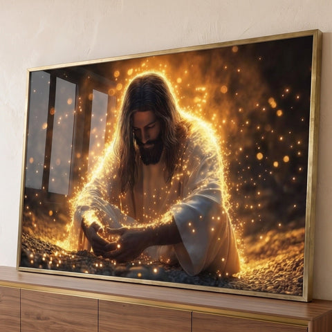 Quadro Decorativo Jesus Cristo Arte Inspiradora para Seu Ambiente