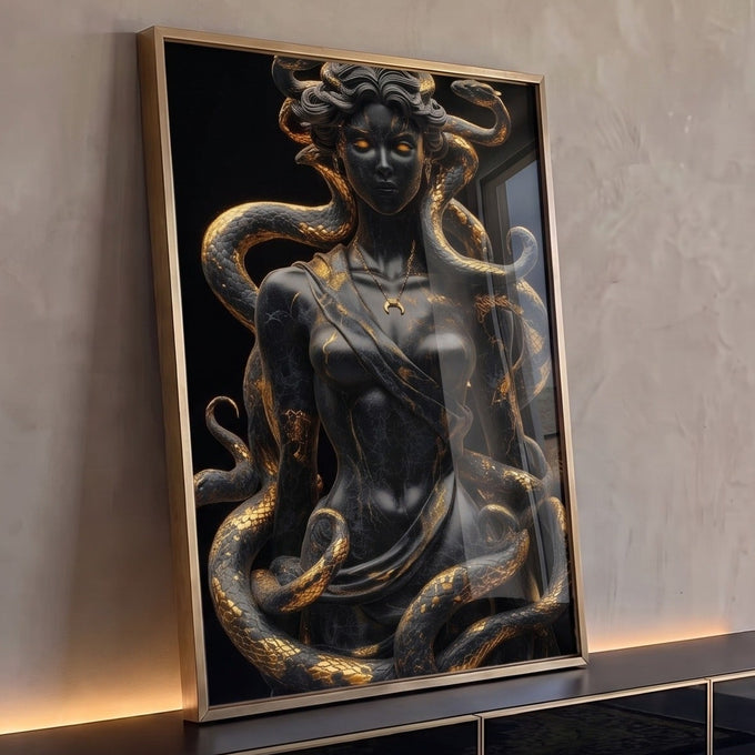 Quadro Decorativo Medusa A Perversidade e Magnitude da Beleza