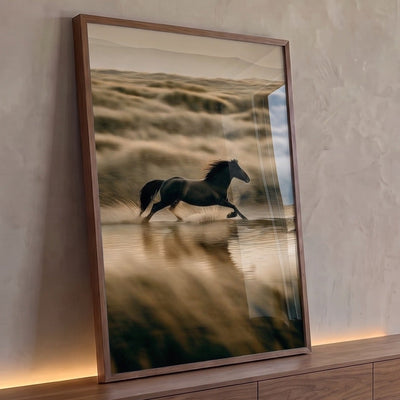 Quadro Decorativo Cavalo em Movimento