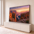 Quadro Decorativo Grande Cânion ao Pôr do Sol para Sala | quadros decorativos para sala | cânion com rio sinuoso ao entardecer, céu roxo e laranja, rochas avermelhadas | em Quadros para Sala | Porao dos Quadros
