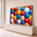 Quadro Decorativo Grande Guarda-Chuvas Coloridos para Sala | quadros decorativos para sala | guarda-chuvas coloridos abertos vistos de baixo formando mosaico geométrico | em Quadros para Sala | Porao dos Quadros