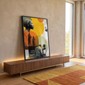 Quadro Decorativo Elegância com Força e Esperança em ambiente decorado - quadros decorativos para sala