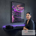 Quadro Decorativo Aston Martin: Elegância e Sofisticação para Sua Parede em escritorio moderno - quadros decorativos para sala