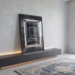 Quadro Decorativo: Jornada ao Desconhecido Único em ambiente decorado - quadros decorativos para sala