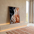 Quadro Decorativo Fluidez Abstrata Arte que Transforma em ambiente decorado - quadros decorativos para sala