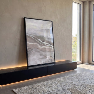 Quadro Decorativo: Inspiração Serena - Descanse os Olhos e a Alma em ambiente decorado - quadros decorativos para sala