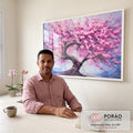 Quadro Decorativo Primavera Mística: Renove Seu Espaço em escritorio moderno - quadros decorativos para sala