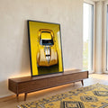 Quadro Decorativo Carro Corvette - Arte Moderno para Transformar Seu Ambiente em ambiente decorado - quadros decorativos para sala
