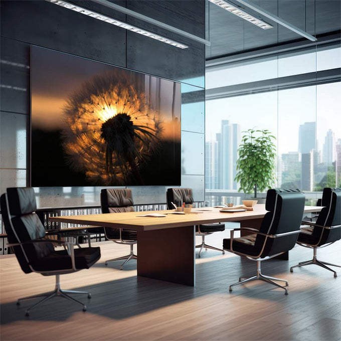 Quadro Decorativo Liberdade ao Pôr do Sol - quadros decorativos para sala 1 Tela, 1 Tela Horizontal - em quarto contemporaneo