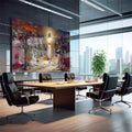 Quadro Decorativo: Luz de Fé - Sublime Cena de Jesus - quadros decorativos para sala 1 Tela, 1 Tela Horizontal - em quarto contemporaneo