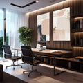 Quadro Decorativo Pincelada com Cores Suaves - quadros decorativos para sala 2 Telas, abstrato - em living room premium