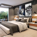 Quadro Decorativo: Bustos Clássicos - Transforme seu Espaço - quadros decorativos para sala 2 Telas, abstrato - em living room premium