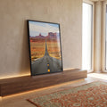 Quadro Decorativo Estrada para o Infinito: Revele Seu Caminho em ambiente decorado - quadros decorativos para sala