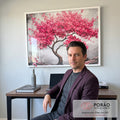 Quadro Decorativo Árvore da Esperança em escritorio moderno - quadros decorativos para sala
