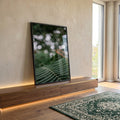 Quadro Decorativo Folha de Palmeira - Toque Tropical Único em ambiente decorado - quadros decorativos para sala