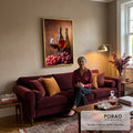 Quadro Decorativo Celebração Vinícola: Expressão de Sabor em sala de estar moderna - quadros decorativos para sala