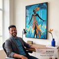 Quadro Decorativo Consciência Negra 05 - Estilo e Sofisticação para Sua Casa em escritorio moderno - quadros decorativos para sala