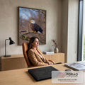 Quadro Decorativo Águia Americana Pousada em Galho | quadros decorativos | águia-de-cabeça-branca pousada em galho com brotos vermelhos ao redor | em Quadros para Escritorio | Porao dos Quadros