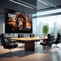 Quadro Decorativo Leão Motivacional - quadros decorativos para sala 1 Tela, 1 Tela Horizontal - em quarto contemporaneo