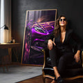 Quadro Decorativo Aston Martin: Elegância e Sofisticação para Sua Parede - quadros decorativos para sala 1 Tela Vertical, 3 Telas - em quarto contemporaneo
