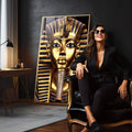 Quadro Decorativo Mitologia Egípcia 04 - Sofisticação e Estilo para sua Casa - quadros decorativos para sala 1 Tela Vertical, 3 Telas - em quarto contemporaneo