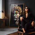 Quadro Decorativo Mitologia Grega 03 - Elegância e Sofisticação para sua Parede - quadros decorativos para sala 1 Tela Vertical, 3 Telas - em quarto contemporaneo