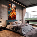 Quadro Decorativo Consciência Negra 07 - Estilo e Sofisticação para sua Decoração - quadros decorativos para sala 1 Tela Vertical, 3 Telas - em quarto contemporaneo