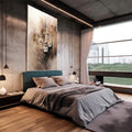 Quadro Decorativo Leões em Harmonia - Arte para Sala e Quarto - quadros decorativos 1 Tela Vertical, 3 Telas - em escritorio elegante