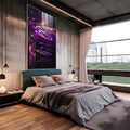 Quadro Decorativo Aston Martin: Elegância e Sofisticação para Sua Parede - quadros decorativos 1 Tela Vertical, 3 Telas - em escritorio elegante