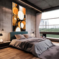 Quadro Decorativo Boho 03 - Elegância Natural para Seus Ambientes - quadros decorativos 1 Tela Vertical, 3 Telas - em escritorio elegante