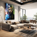 Quadro Decorativo Irmandade em Guerra - quadros decorativos para sala 1 Tela Vertical, 3 Telas - em living room premium