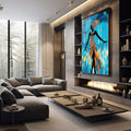 Quadro Decorativo Consciência Negra 05 - Estilo e Sofisticação para Sua Casa - quadros decorativos para sala 1 Tela Vertical, 3 Telas - em living room premium
