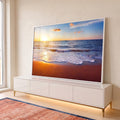 Quadro Decorativo: Crepúsculo Tranquilo na Praia em ambiente decorado - quadros decorativos para sala