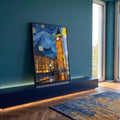 Quadro Decorativo Beleza Noturna em ambiente decorado - quadros decorativos para sala