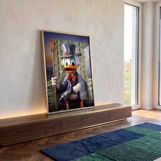 Quadro Decorativo Riqueza de Patinhas: Um Toque Único em ambiente decorado - quadros decorativos para sala