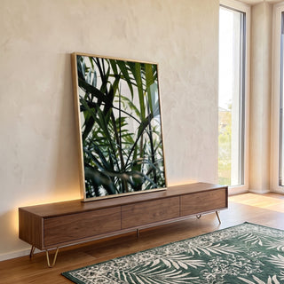 Quadro Decorativo Exuberância Tropical ? Inspiração Pura! em ambiente decorado - quadros decorativos para sala