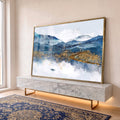 Quadro Decorativo Paisagem Montanhosa - Inspiração Natural em ambiente decorado - quadros decorativos para sala