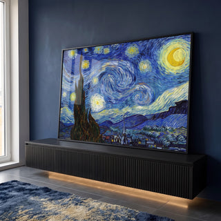 Quadro Decorativo Noite Estrelada - Transforme sua Parede em ambiente decorado - quadros decorativos para sala