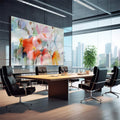Quadro Decorativo Floral: Inspiração e Serenidade - quadros decorativos para sala 1 Tela, 1 Tela Horizontal - em quarto contemporaneo