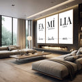 Quadro Decorativo \'Inspire\': Letras que Transformam - quadros decorativos para sala 1 Tela Vertical, 3 Telas - em quarto contemporaneo