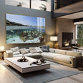 Quadro Decorativo Recife de Coral: Mergulhe na Beleza - quadros decorativos para sala 1 Tela, 1 Tela Horizontal - em quarto contemporaneo