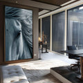 Quadro Decorativo Cavalo Elegante | quadros decorativos para sala | Cavalo cinza em close fotográfico com olhar penetrante e textura de pelagem detalhada | Porao dos Quadros