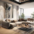 Quadro Decorativo Olhar do Cavalo | quadros decorativos | Rosto em preto e branco com iluminação lateral dramática destacando texturas e contraste | em Quadros para Escritorio | Porao dos Quadros