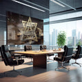 Quadro Decorativo Encantos de Jerusalém: Sinta a Fé - quadros decorativos para sala 1 Tela, 1 Tela Horizontal - em living room premium