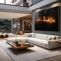 Quadro Decorativo Exclusivo Dragon Lore: Inspire-se - quadros decorativos 1 Tela, 1 Tela Horizontal - em sala moderna