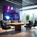 Quadro Decorativo Neon Rider: Jornada Vibrante - quadros decorativos para sala 1 Tela, 1 Tela Horizontal - em quarto contemporaneo